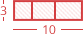 3 на 10